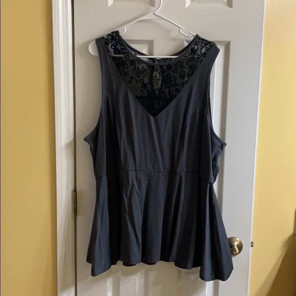 Brand New Torrid Peplum Lace Top